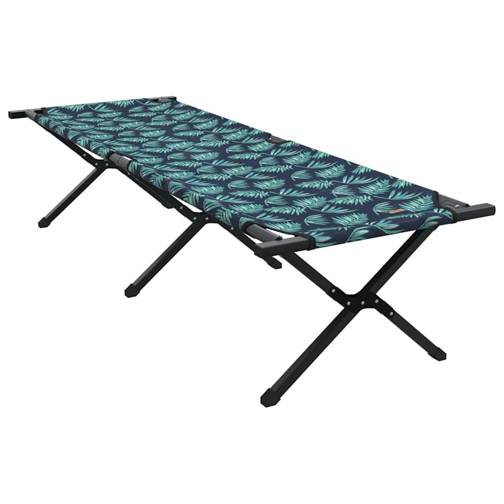 Klapp Schlafbett fürs Camping 2 pcs Blattmuster Oxford Stoff