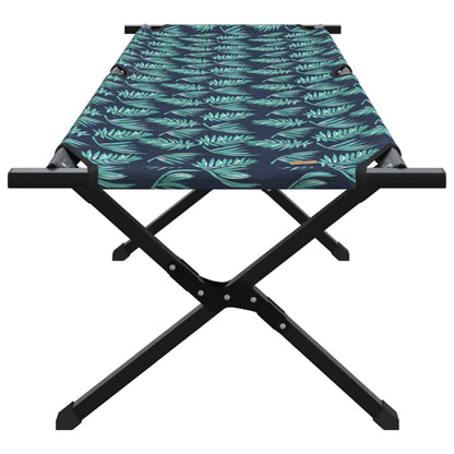 Klapp Schlafbett fürs Camping 2 pcs Blattmuster Oxford Stoff