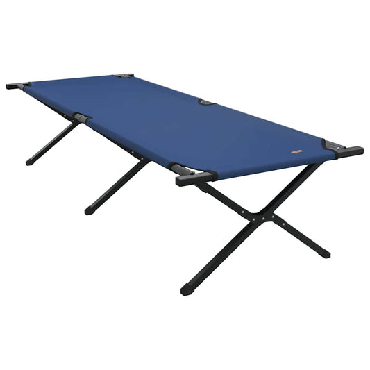 Klapp Schlafbett fürs Camping Blau Oxford Stoff