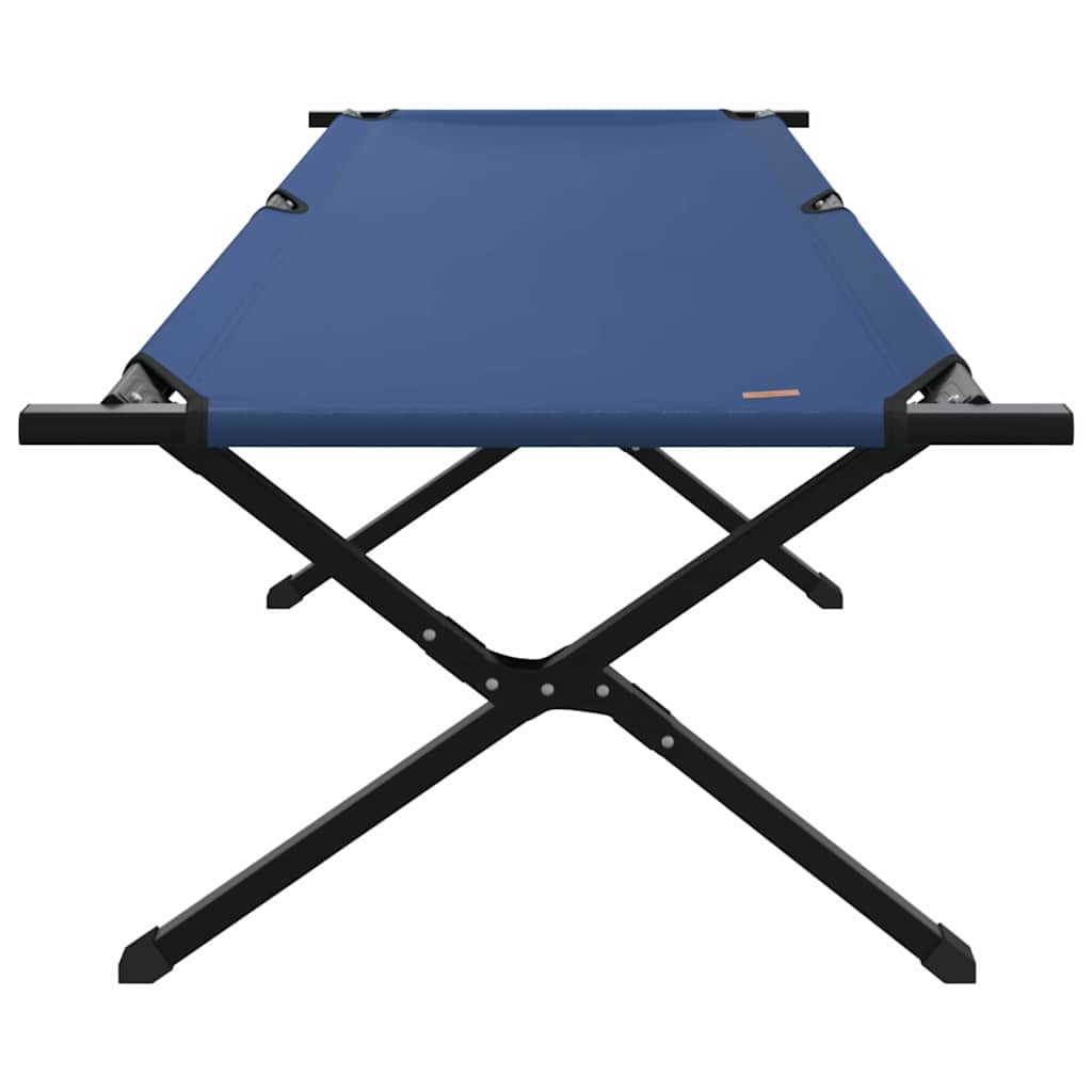 Klapp Schlafbett fürs Camping Blau Oxford Stoff