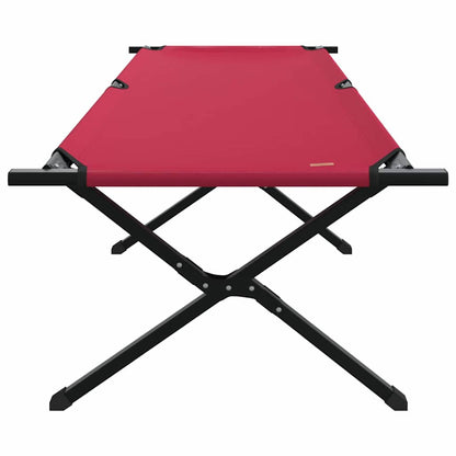 Klapp Schlafbett fürs Camping Rot Oxford Stoff