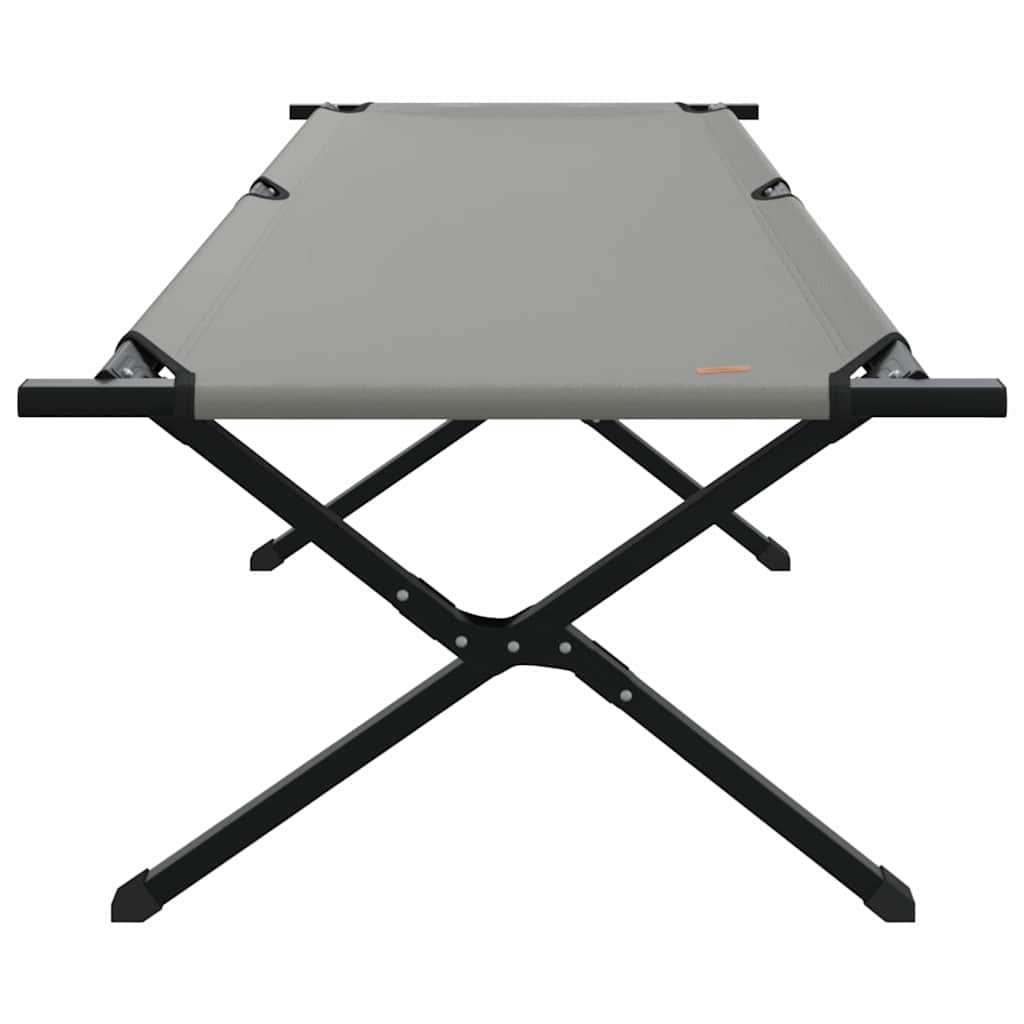 Klapp Schlafbett fürs Camping Grau Oxford Stoff