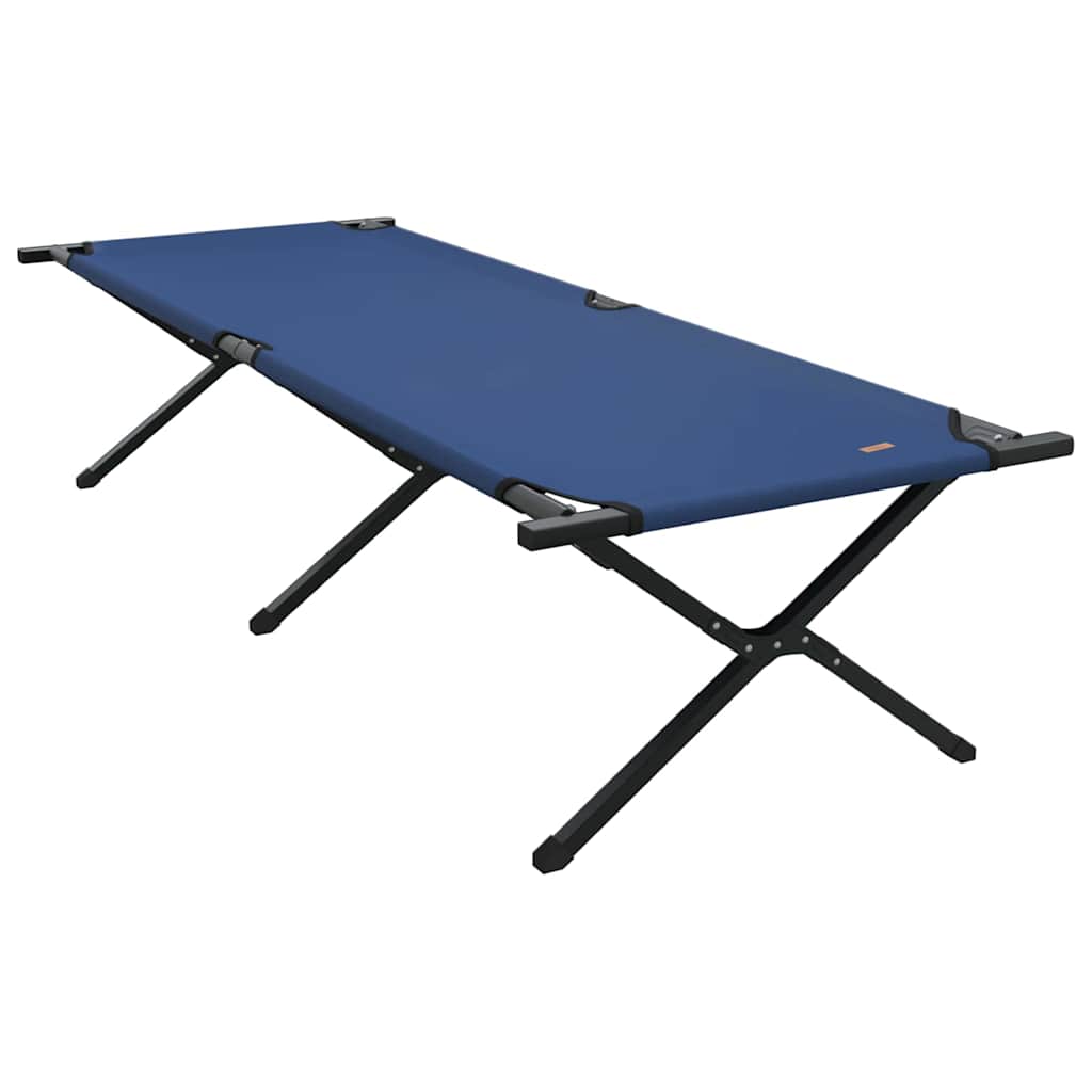 Klapp Schlafbett fürs Camping 2 pcs Blau Oxford Stoff