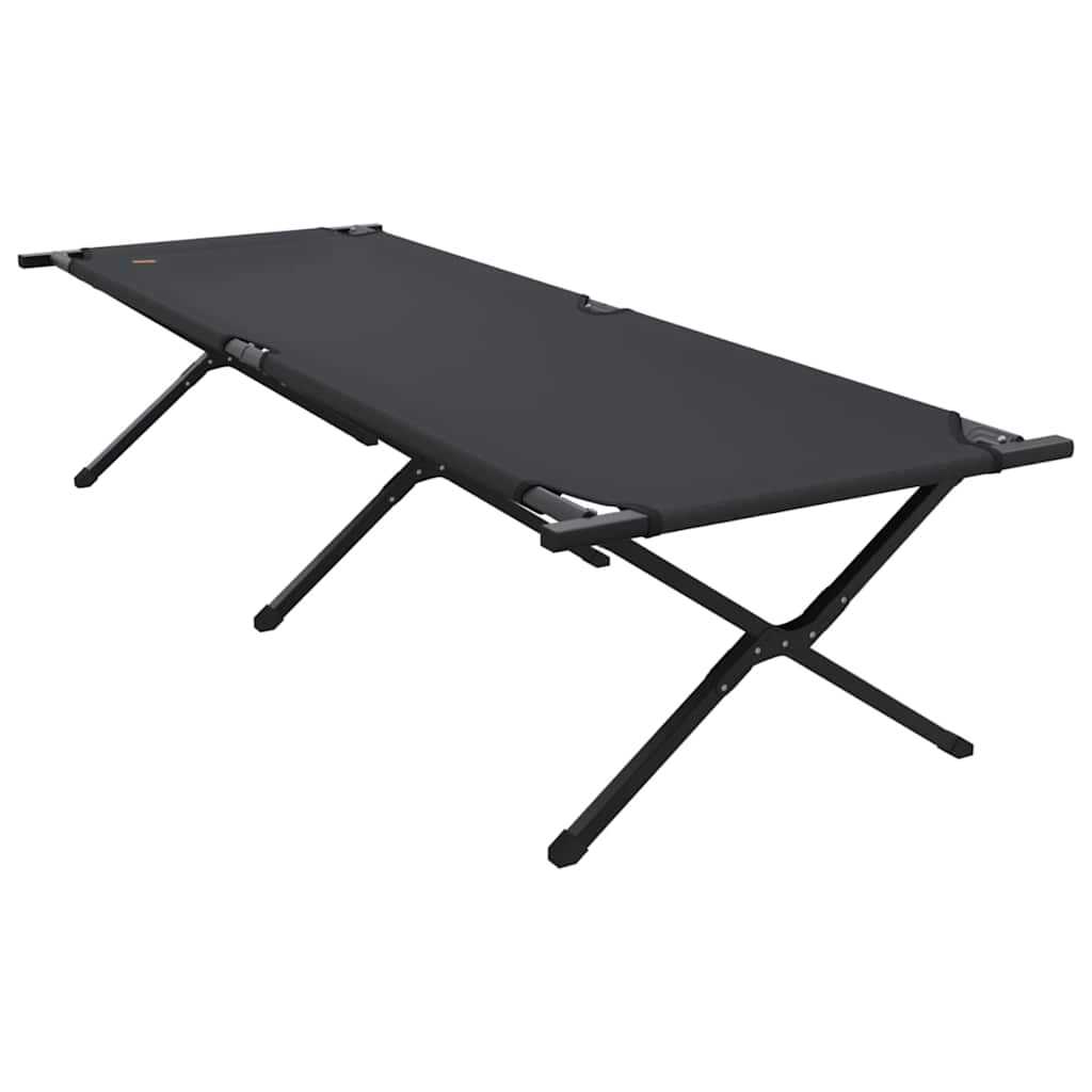 Klapp Schlafbett fürs Camping 2 pcs Schwarz Oxford Stoff