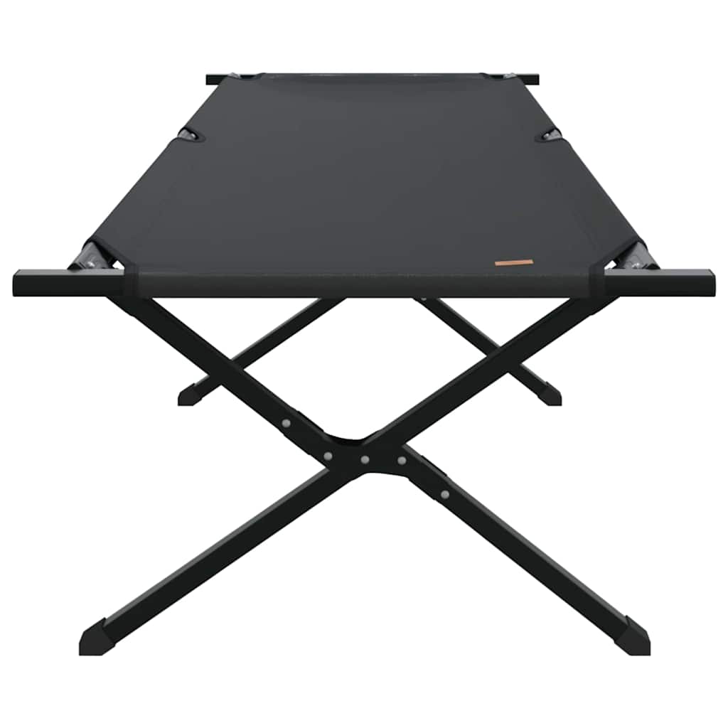 Klapp Schlafbett fürs Camping 2 pcs Schwarz Oxford Stoff