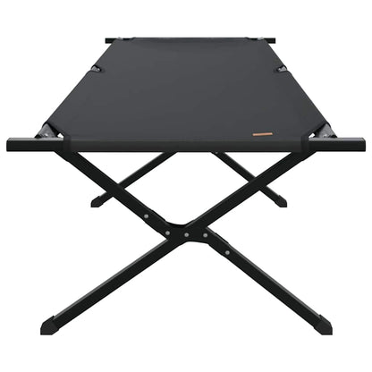 Klapp Schlafbett fürs Camping 2 pcs Schwarz Oxford Stoff