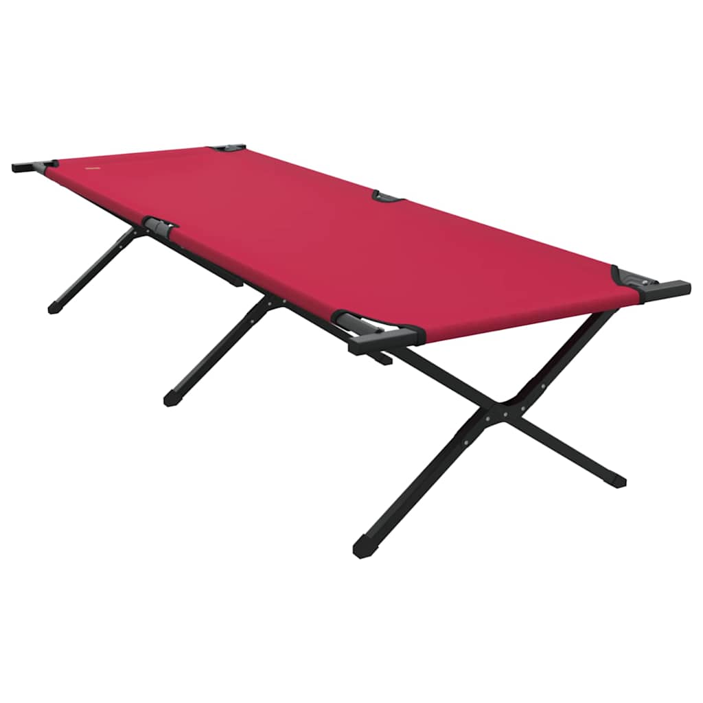 Klapp Schlafbett fürs Camping 2 pcs Rot Oxford Stoff