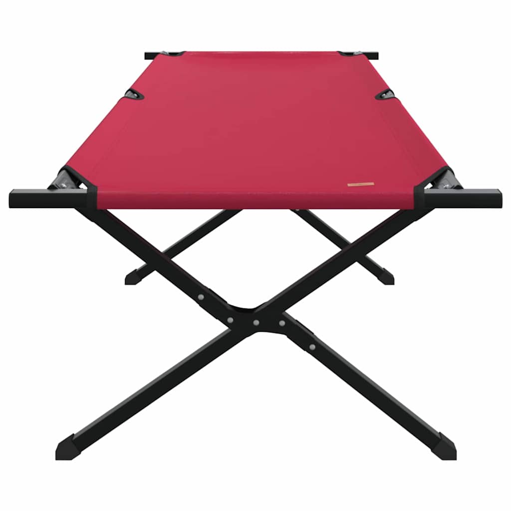 Klapp Schlafbett fürs Camping 2 pcs Rot Oxford Stoff