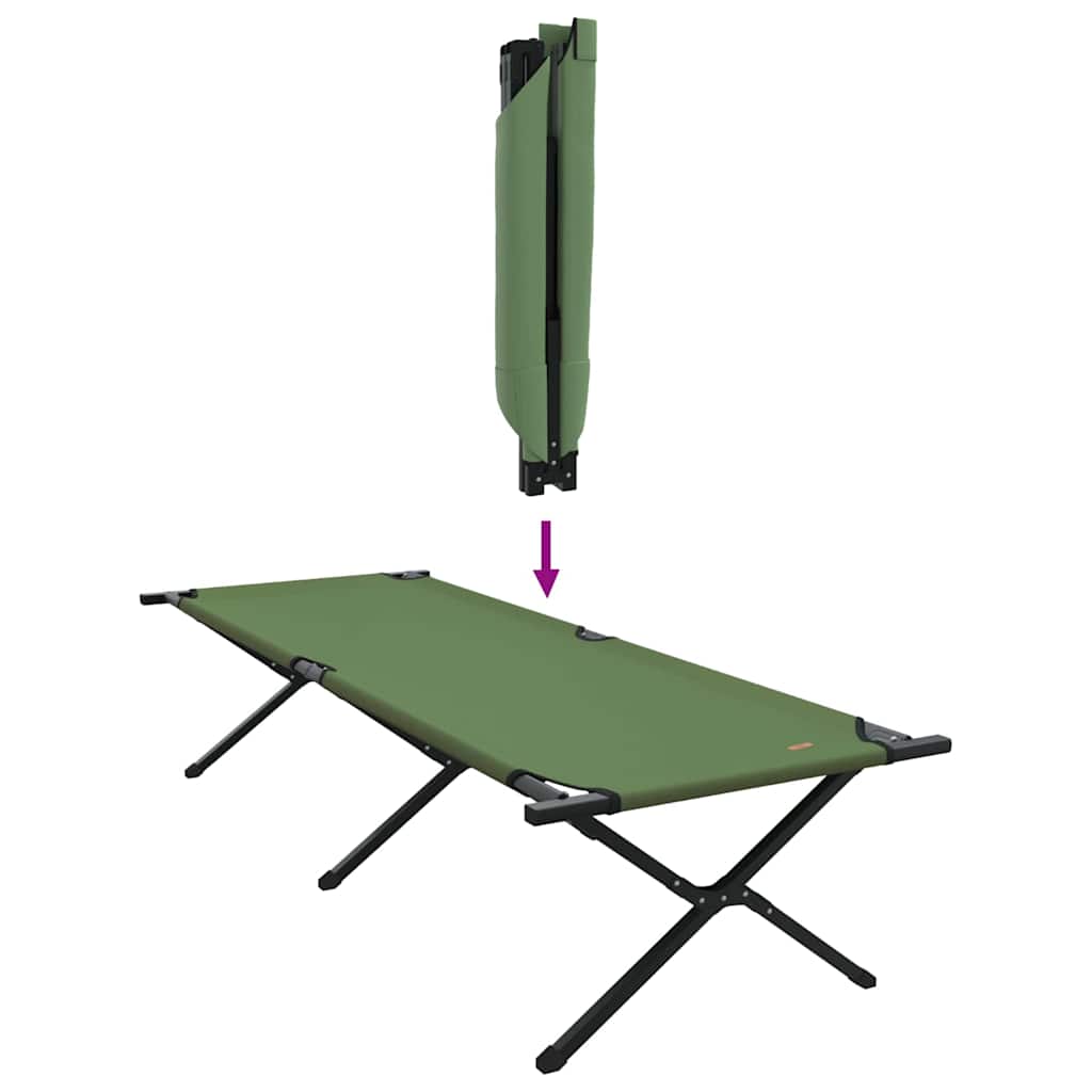 Klapp Schlafbett fürs Camping 2 pcs Amy Gelb Oxford Stoff