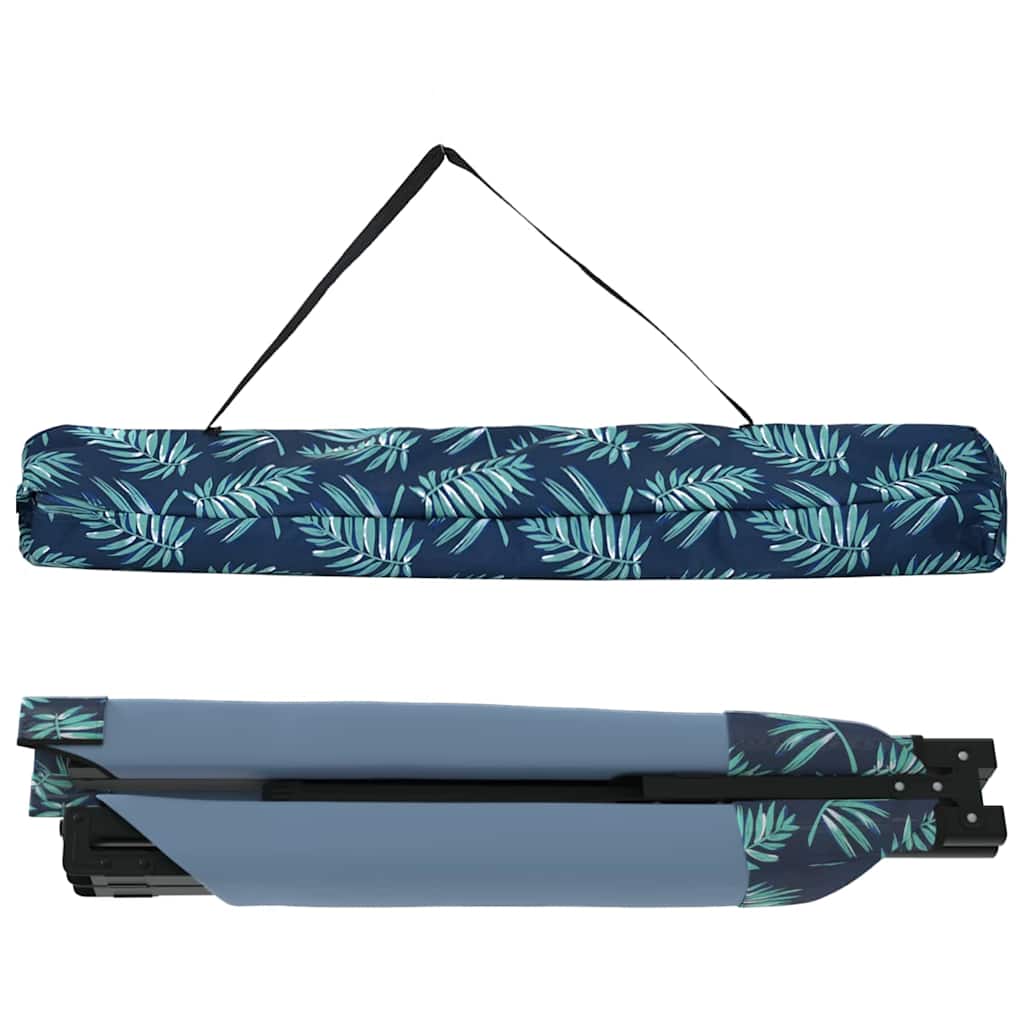 Klapp Schlafbett fürs Camping 2 pcs Blattmuster Oxford Stoff
