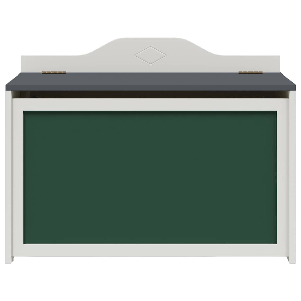 Spielzeugbox Grau und Weiß 73 x 33 x 55 cm Holzwerkstoff
