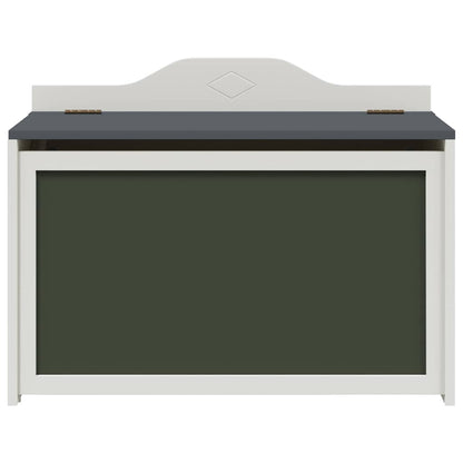 Spielzeugbox Grau und Weiß 73 x 33 x 55 cm Holzwerkstoff