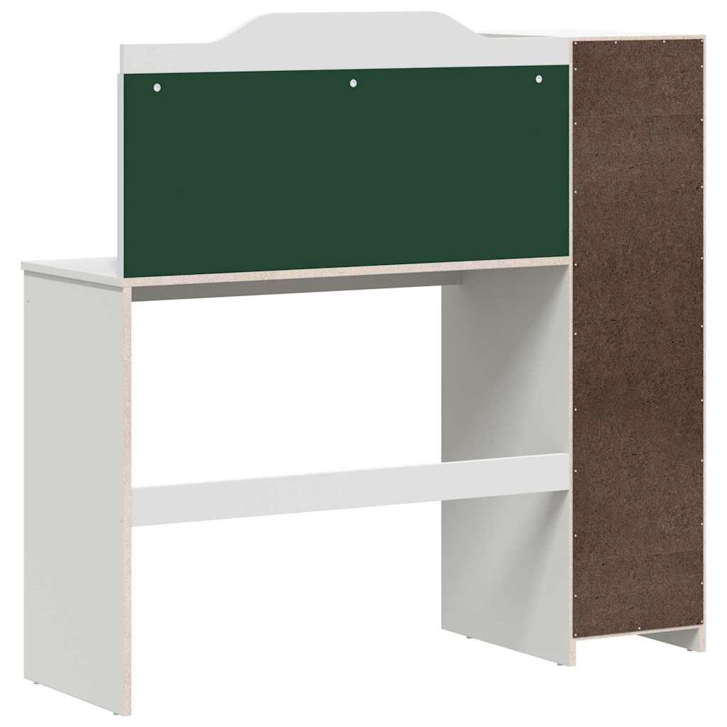Kreidetafel Schreibtisch ROROS Weiß 120 x 45 x 118,5 cm