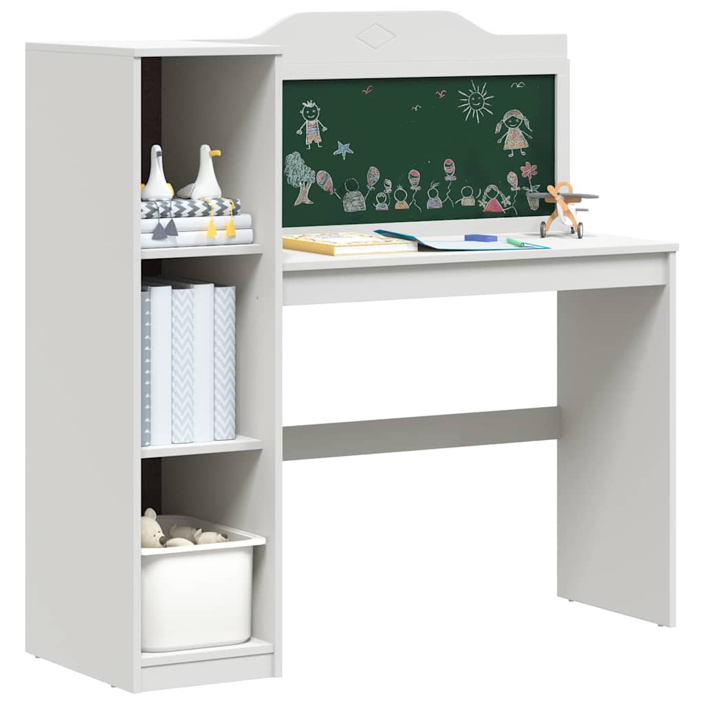 Kreidetafel Schreibtisch ROROS Weiß 120 x 45 x 118,5 cm