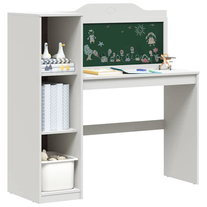 Kreidetafel Schreibtisch ROROS Weiß 120 x 45 x 118,5 cm