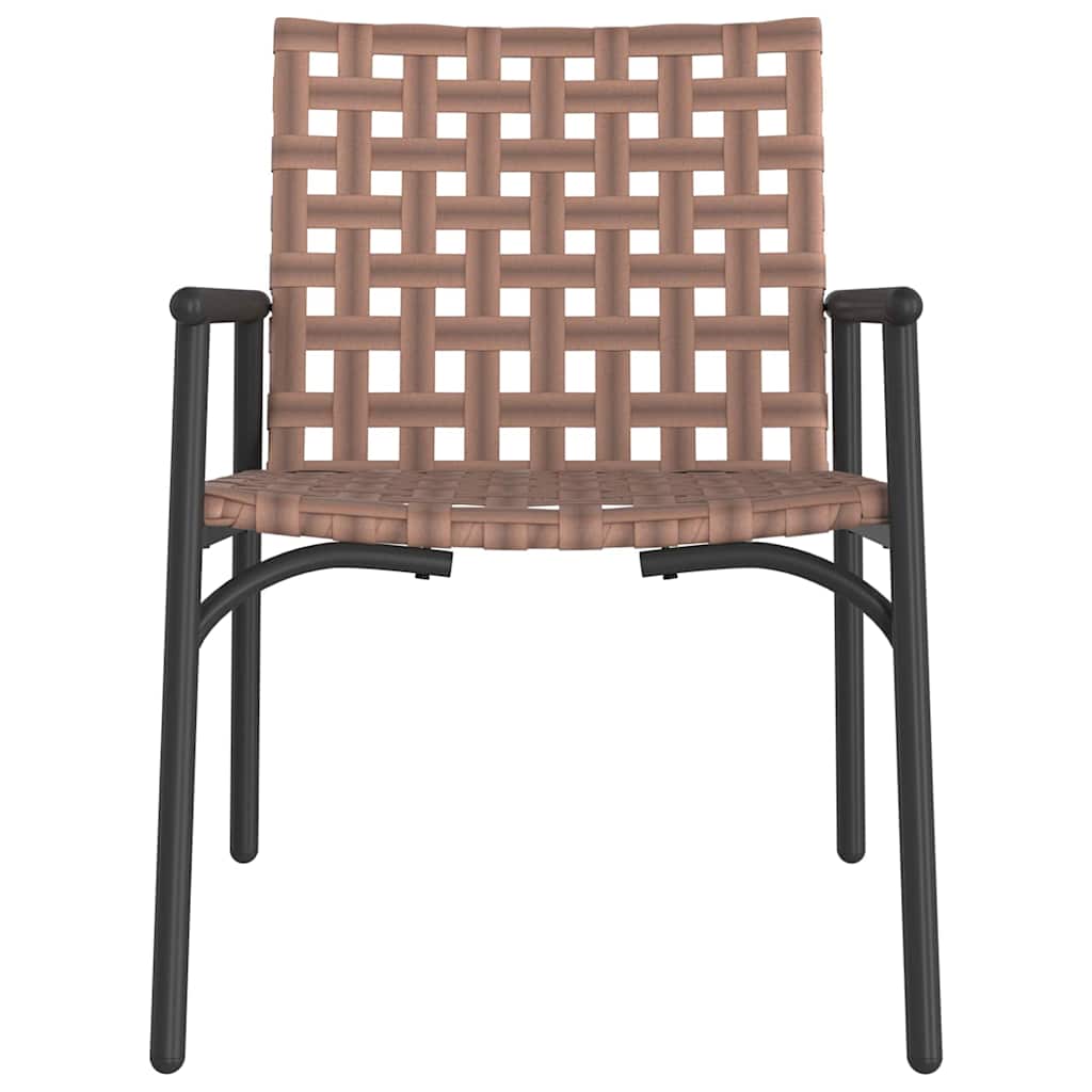 Gartenstuhl 2 pcs Schwarz 79 x 56 x 73.5cm Poly-Rattan