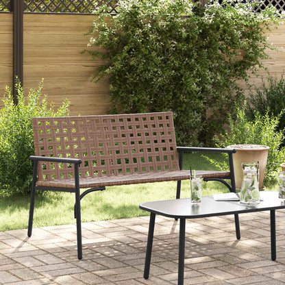 Gartenstuhl Schwarz 113 x 79 x 75cm Poly-Rattan