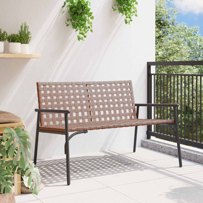 Gartenstuhl Schwarz 113 x 79 x 75cm Poly-Rattan