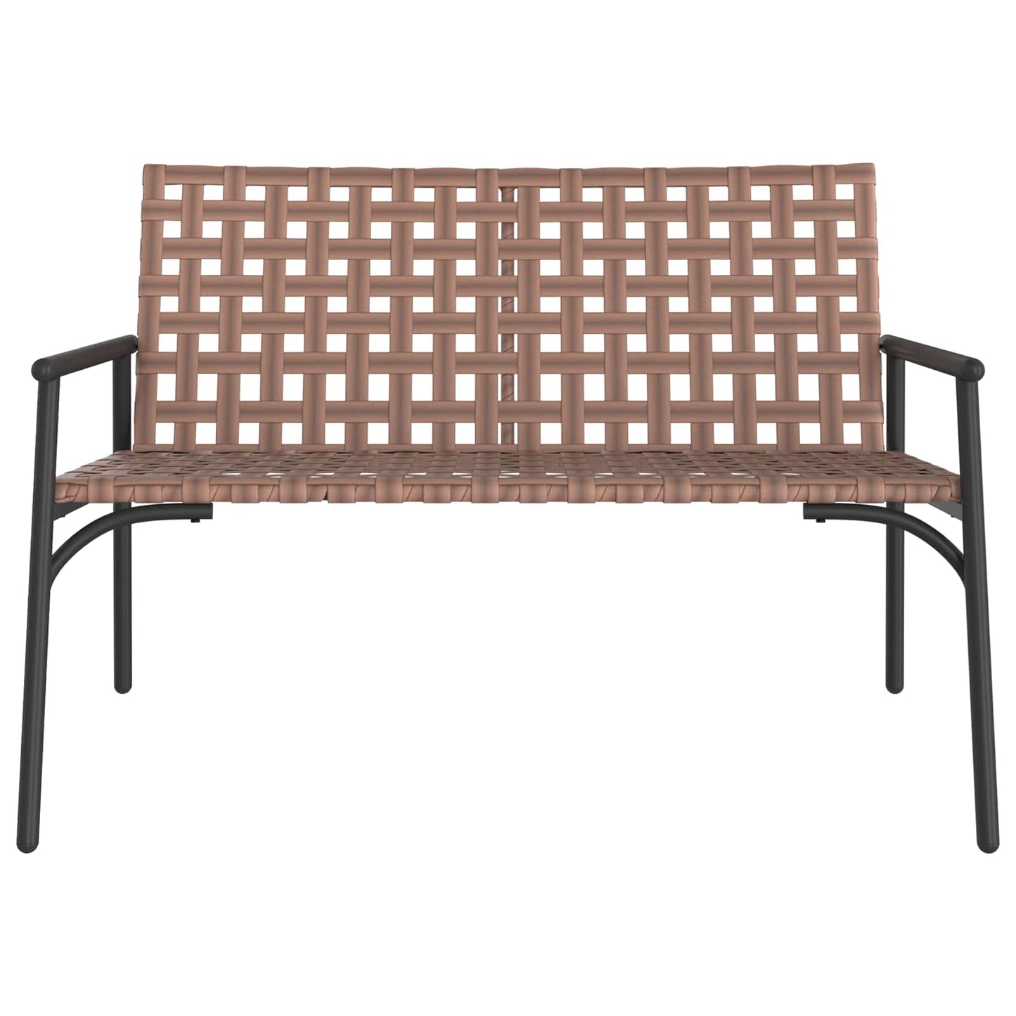 Gartenstuhl Schwarz 113 x 79 x 75cm Poly-Rattan
