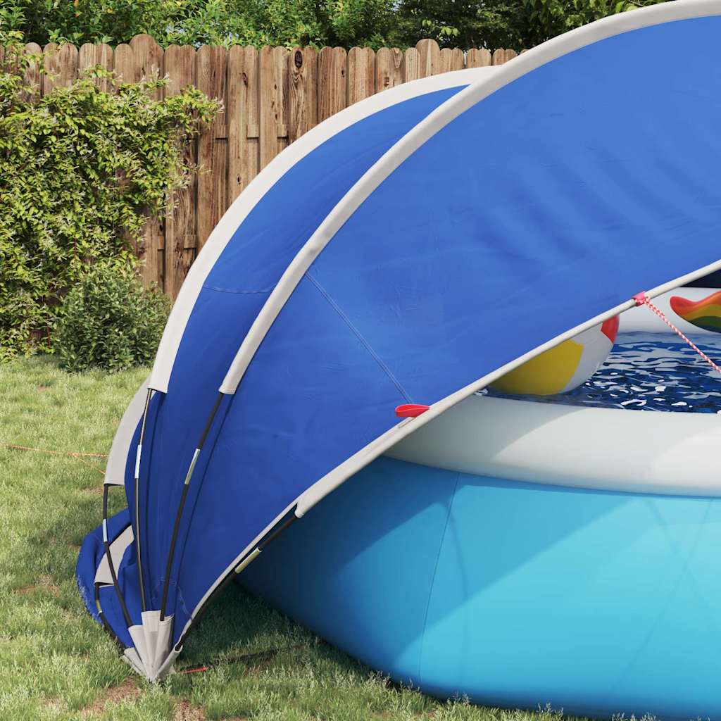 Pool-Dome Blau 405 x 405 x 192 cm