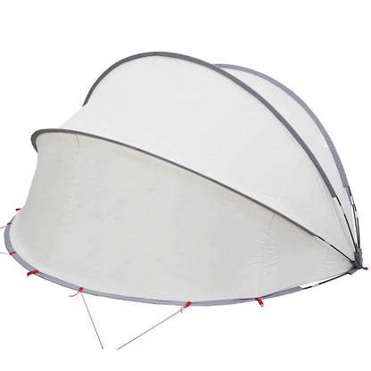 Pool-Dome Grau und Orange 405 x 405 x 192 cm