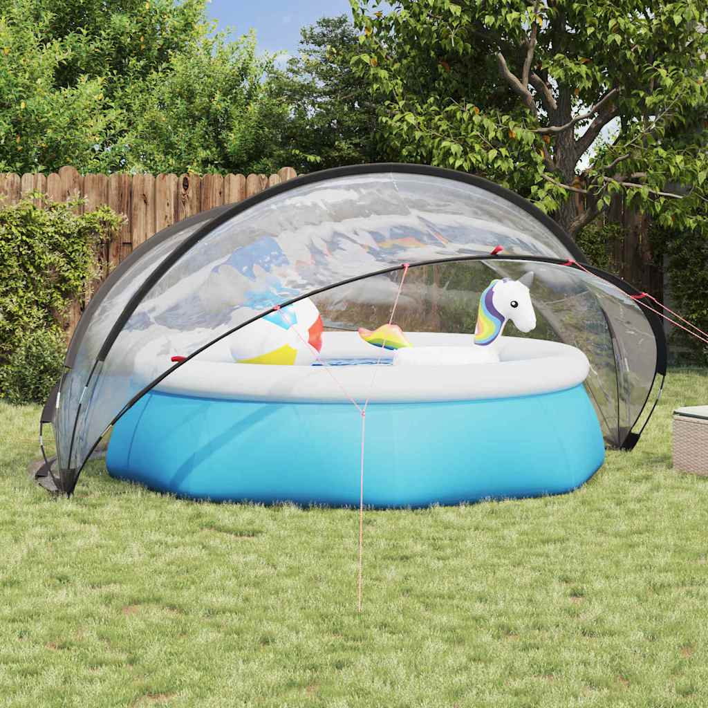 Pool-Dome Transparent 405 x 405 x 192 cm PVC