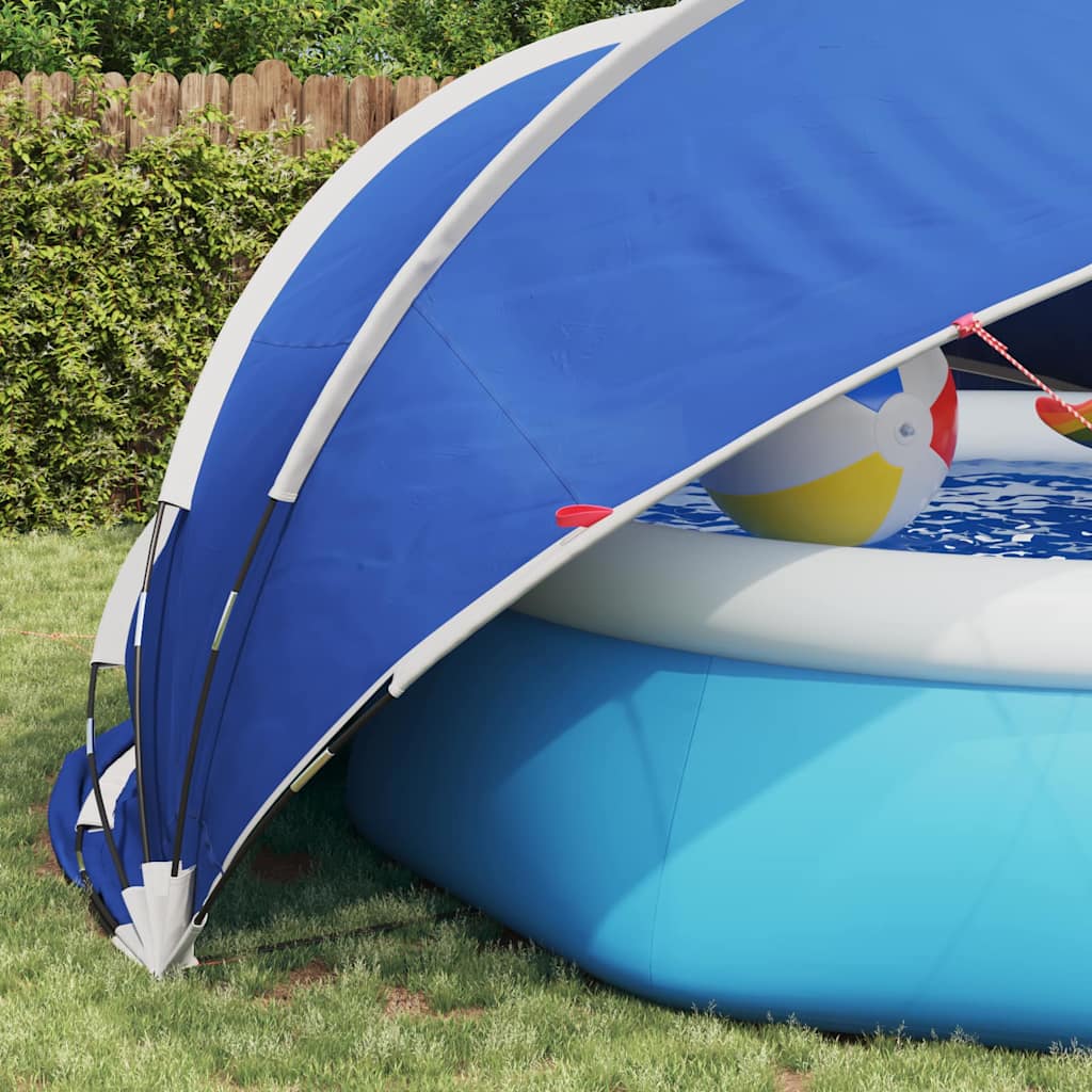 Pool-Dome Blau 430 x 430 x 210 cm