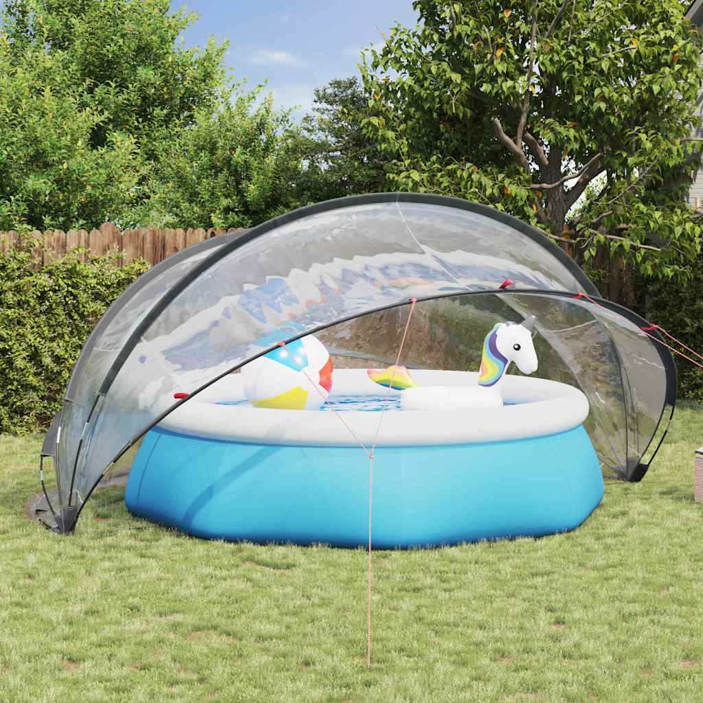 Pool-Dome Transparent 430 x 430 x 210 cm PVC