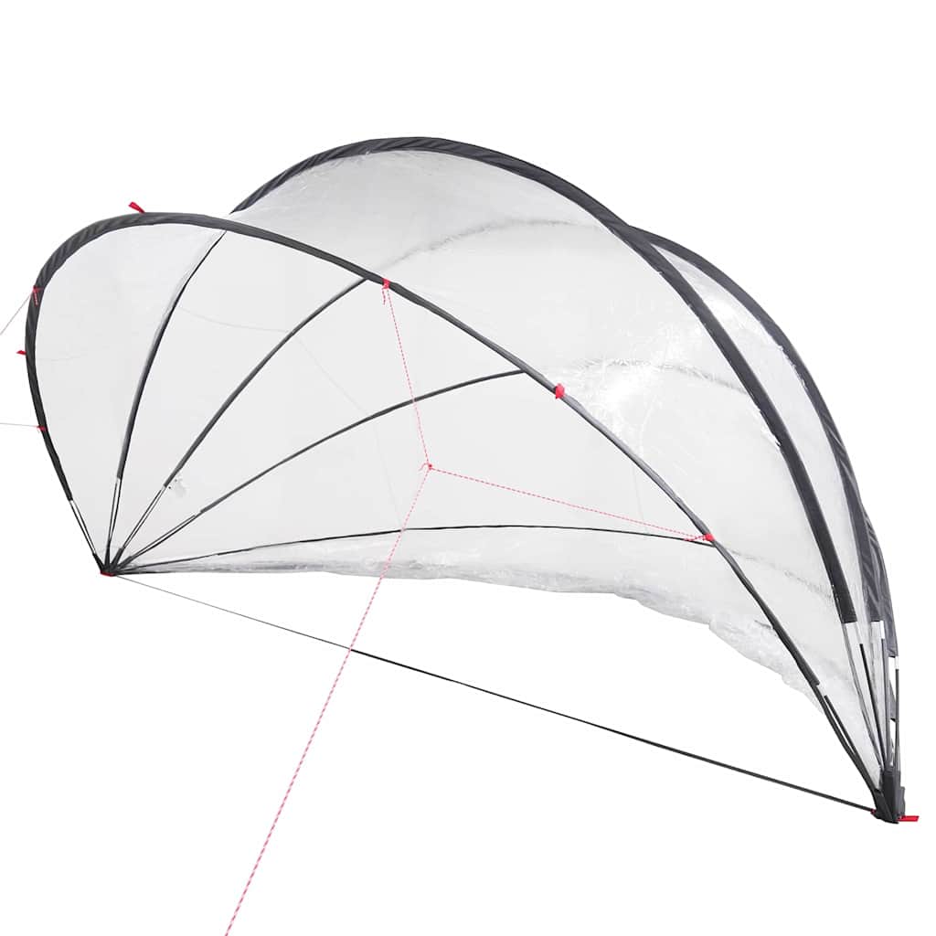 Pool-Dome Transparent 430 x 430 x 210 cm PVC