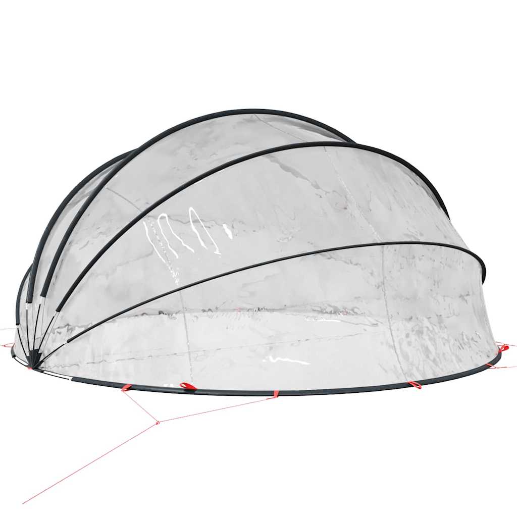 Pool-Dome Transparent 430 x 430 x 210 cm PVC