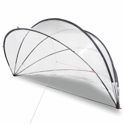 Pool-Dome Transparent 430 x 430 x 210 cm PVC