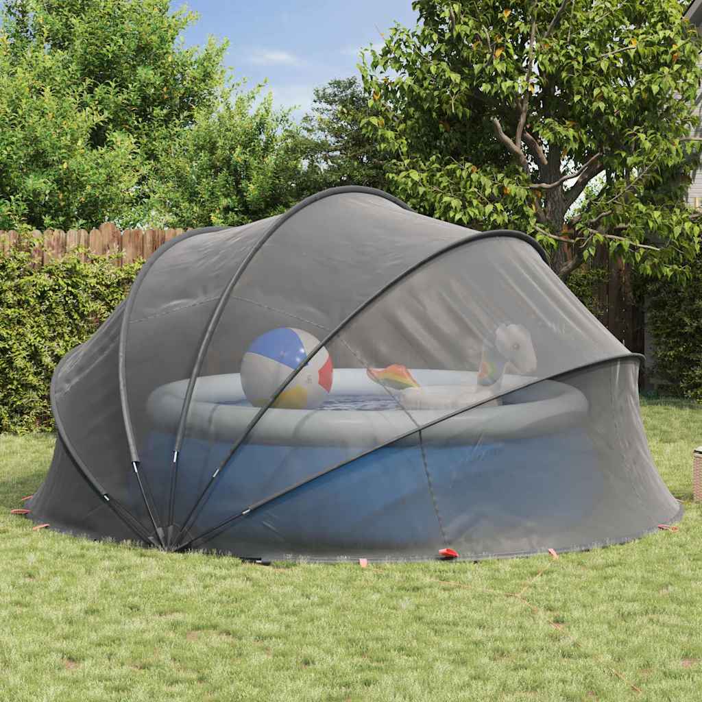 Pool-Dome Schwarz 430 x 430 x 210 cm