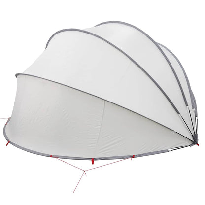 Pool-Dome Grau und Orange 472 x 460 x 229 cm