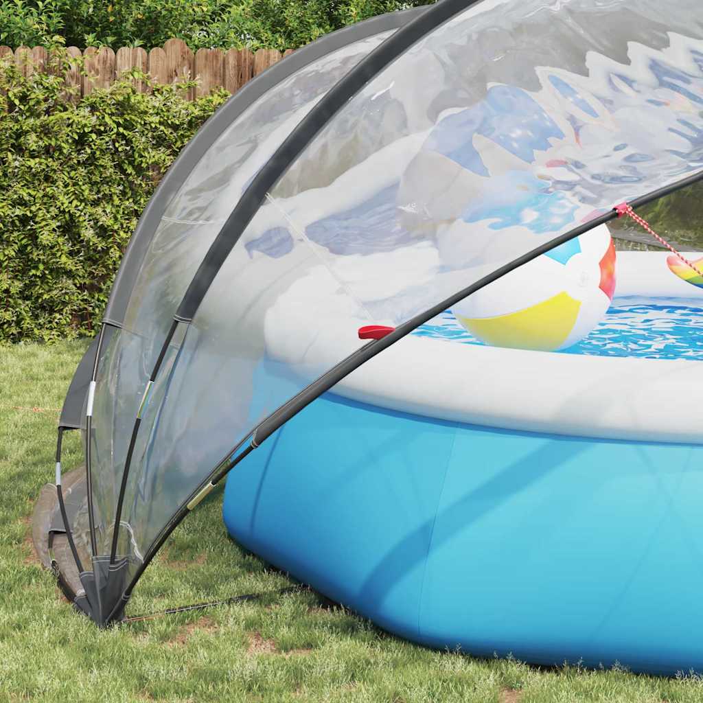 Pool-Dome Transparent 472 x 460 x 229 cm PVC