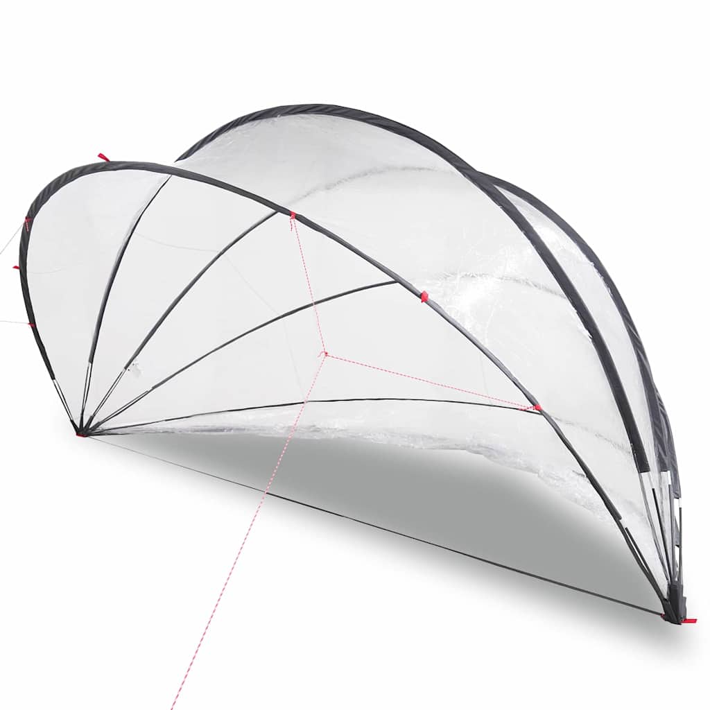 Pool-Dome Transparent 472 x 460 x 229 cm PVC