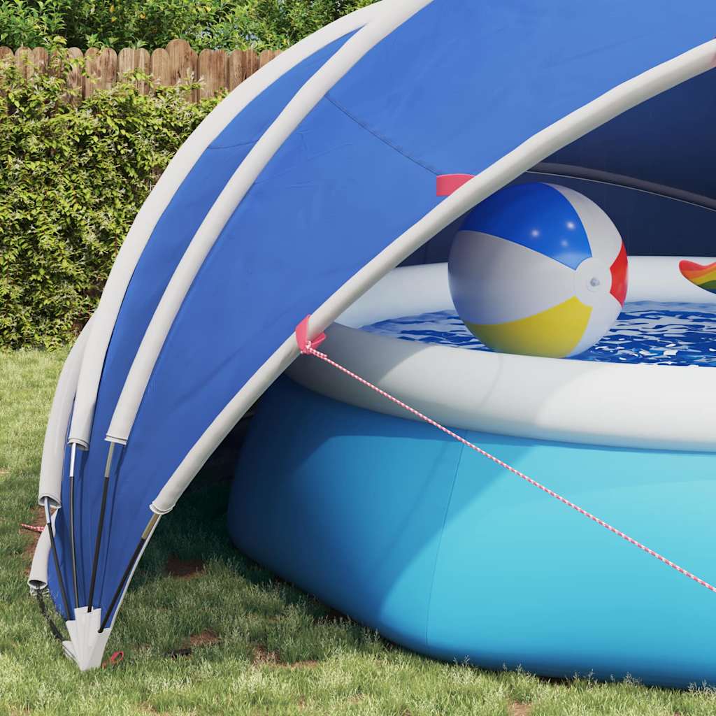 Pool-Dome Blau 500 x 500 x 236 cm