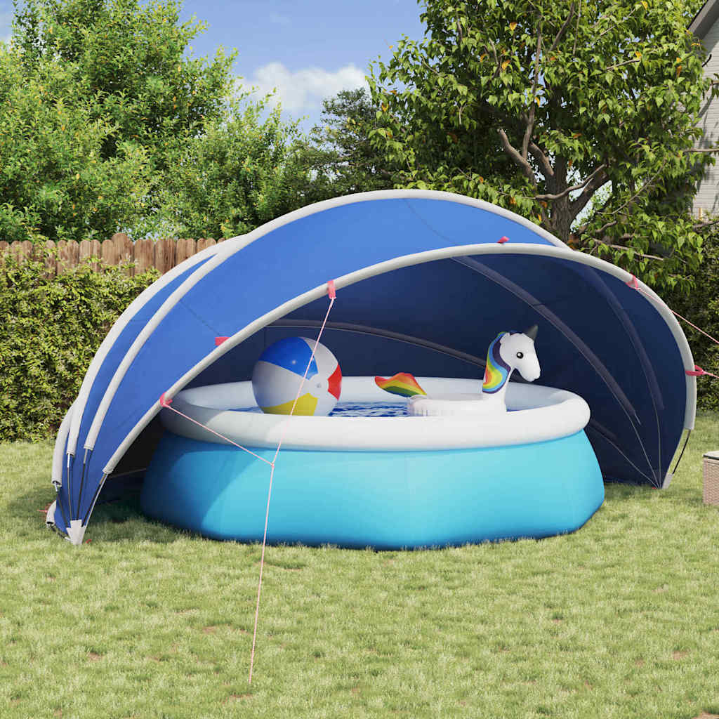 Pool-Dome Blau 500 x 500 x 236 cm