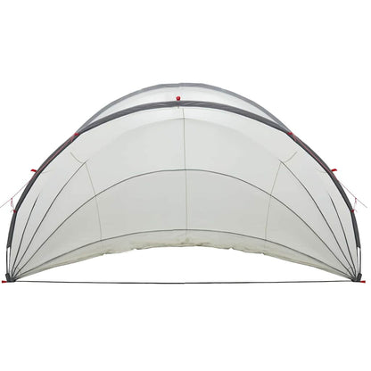 Pool-Dome Grau und Orange 500 x 500 x 236 cm