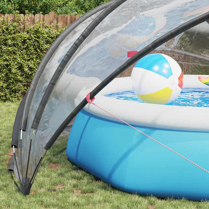 Pool-Dome Transparent 500 x 500 x 236 cm PVC