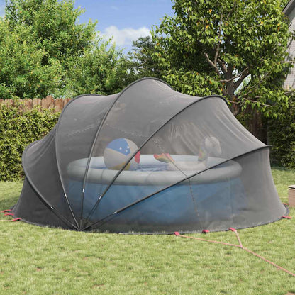 Pool-Dome Schwarz 500 x 500 x 236 cm
