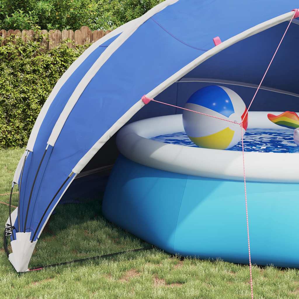 Pool-Dome Blau 546 x 516 x 250 cm