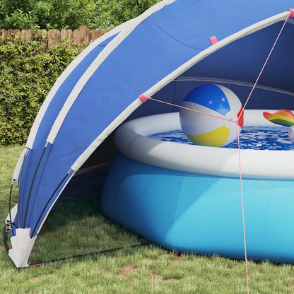Pool-Dome Blau 546 x 516 x 250 cm