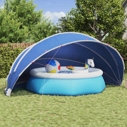 Pool-Dome Blau 546 x 516 x 250 cm