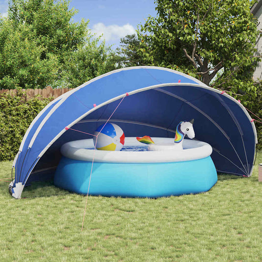 Pool-Dome Blau 546 x 516 x 250 cm