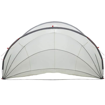 Pool-Dome Grau und Orange 546 x 516 x 250 cm