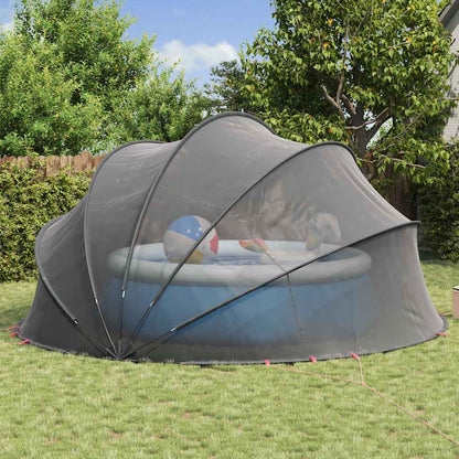 Pool-Dome Schwarz 546 x 516 x 250 cm