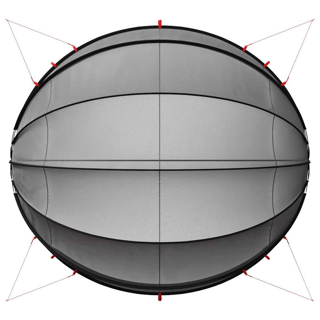 Pool-Dome Schwarz 546 x 516 x 250 cm