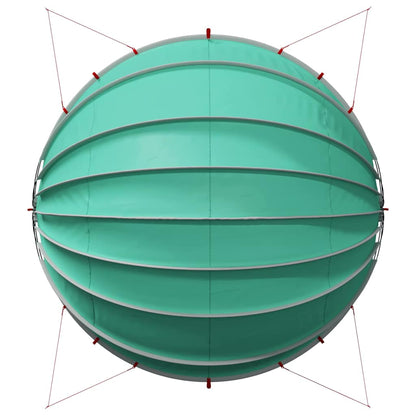 Pool-Dome Grün 592 x 590 x 275 cm