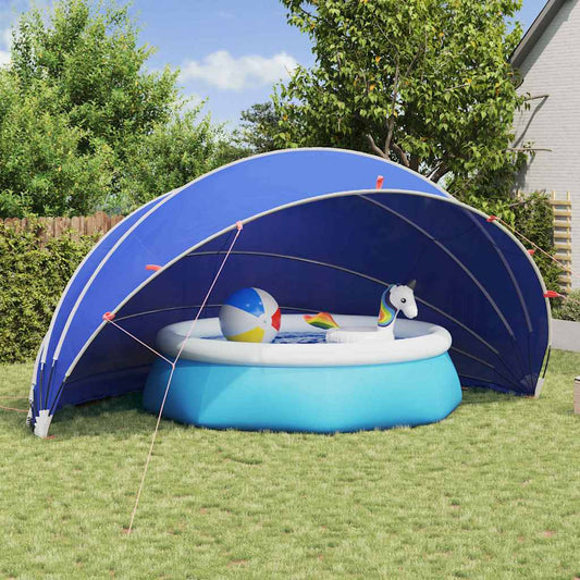 Pool-Dome Blau 592 x 590 x 275 cm