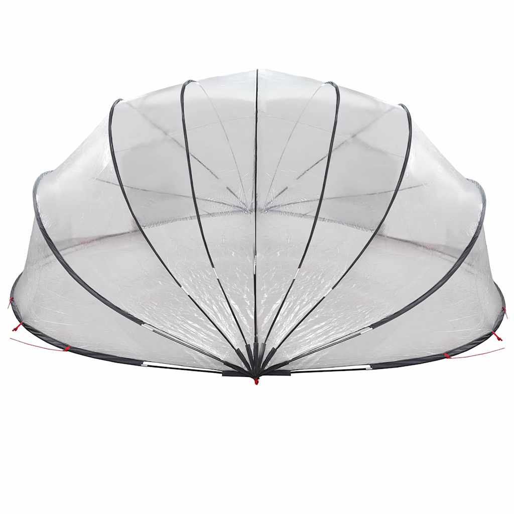 Pool-Dome Transparent 592 x 590 x 275 cm PVC